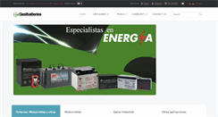 Desktop Screenshot of gestbatteries.com